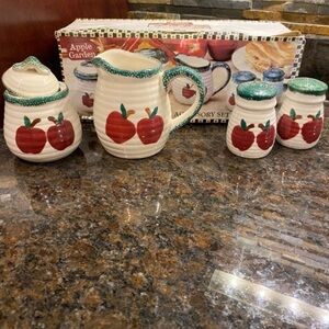 Apple Garden Ceramic Kitchen Set